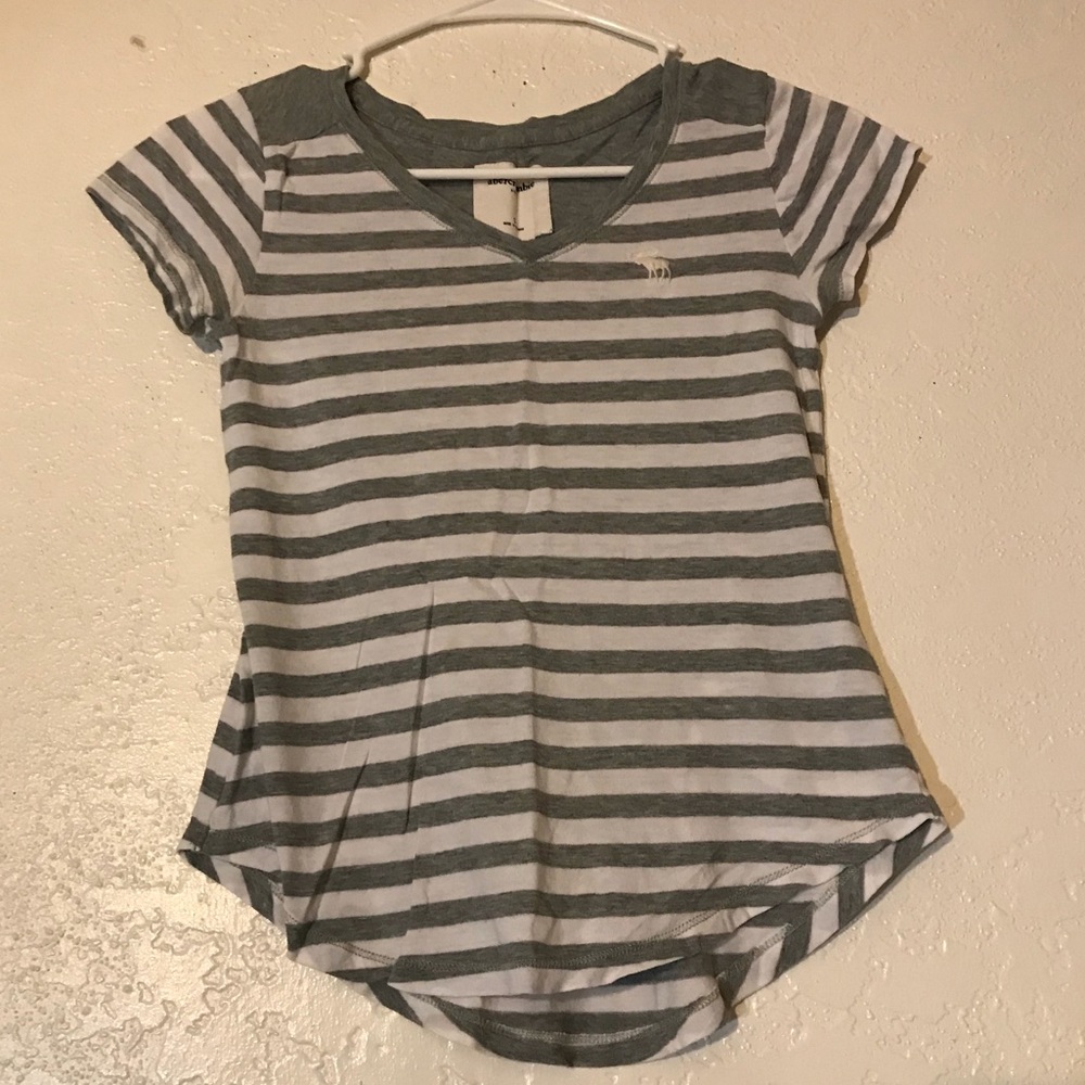 Size S Girls Abercrombie Kids Striped Tee